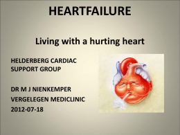 Heart Failure - the Helderberg Cardiac Support Group