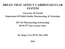 ppt - Department of Public Health Pharmacology & Tox.