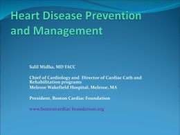 Heart Disease Prevention slides