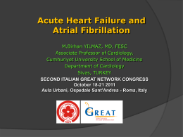 Acute Heart Failure and Atrial Fibrillation