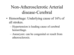 Non-Atherosclerotic Arterial Obstructive disease