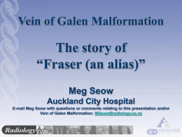Fraser - Vein of Galen Malformation Support Group