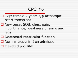 Ventricular Dysfunction s/p Heart Transplantation