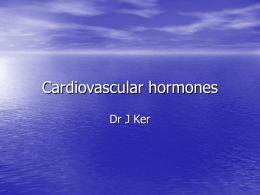 Cardiovascular hormones - Department of Library Services