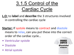 Control of the Cardiac Cycle