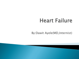 Congestive Heart Failure: From Basics to Recent Advances