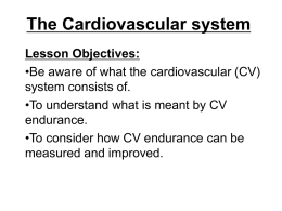 The Cardiovascular system