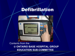 Defibrillation - Fleming College