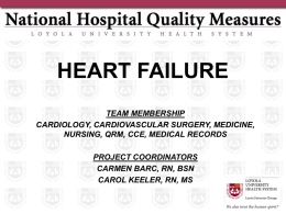 HEART FAILURE - Loyola Medicine