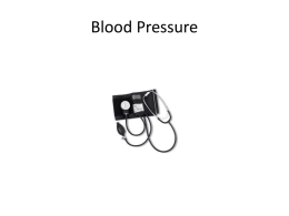Blood Pressure - Anoka-Hennepin School District 11