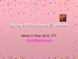 Aging and Organ Systems - UNIMORE