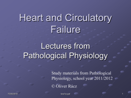 Heart and circulatory failure