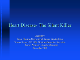 Heart Disease- The Silent Killer