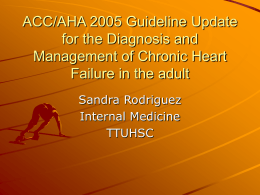 ACC/AHA 2005 Guideline Update for the Diagnosis and