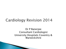 Cardiology Revision 2014