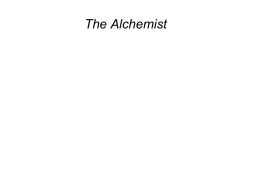 The_Alchemist1 powerpoint