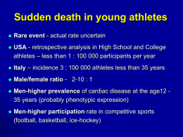 3. Sudden death in young athletes