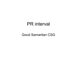 PR interval