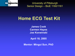 Final Presentation - University of Pittsburgh