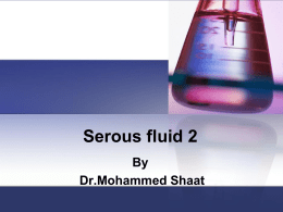 Serous fluid 2