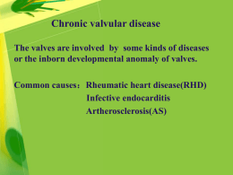 Chronic valvular disease