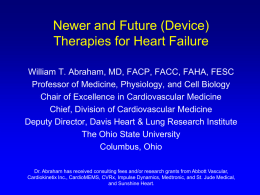 Newer and Future Therapies for Heart Failure