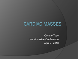 4/10 Cardiac Masses