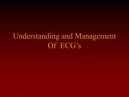 Understanding ecgs