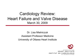 Heart Failiure and Valve disease