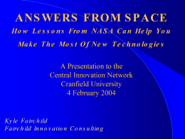 How Lessons From NASA Can Help You Make the Most of New