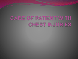 Chest Injuries