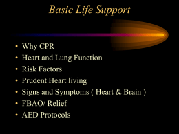 OVERVIEW OF CPR