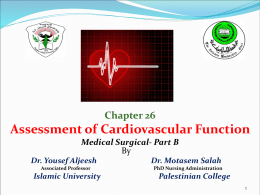 Dr.Yoused Aljeesh Dr. Motasem Salah The Heartbeat