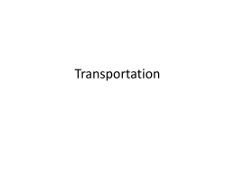 Transportation - Faculty Sites