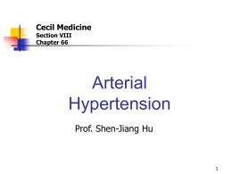 systolic blood pressure