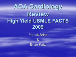 AOA Cardiology Review 2009