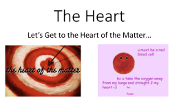 The Heart - TeacherWeb