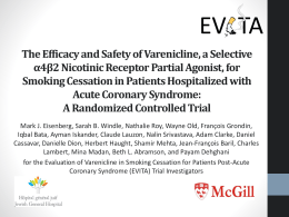 The Efficacy and Safety of Varenicline, a Selective