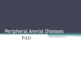 Peripheral Arerial Diseases