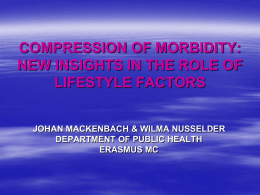 `Aging, natural death, and the compression of morbidity`.