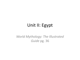 Egyptian Mythologyx