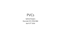 PVCs - Sydnee Burgess