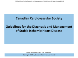 2014 Guidelines for the Diagnosis and Managment of Stable