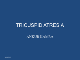 TRICUSPID ATRESIA BY DR ANKURx