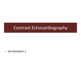 CONTRAST ECHO _ DR PRASANTH S.ppsx