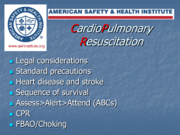 CardioPulmonary Resuscitation