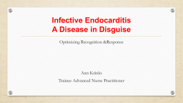 INFECTIVE ENDOCARDITIS