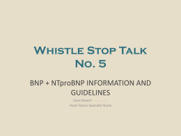 Whistle Stop Talk No. 5