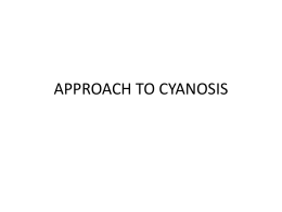 CYANOSIS - cardiologycmc.in