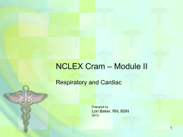 NCLEX Cram * Module II